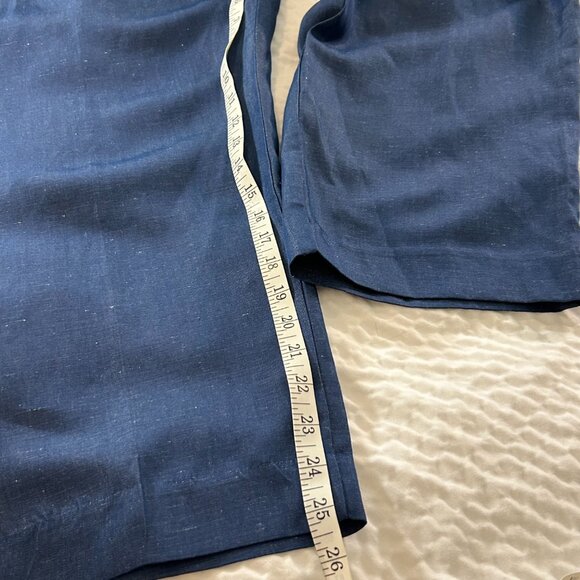 Ann Taylor Baggy Linen Blend Cropped Pant Plus Size 16 Petite NEW - Picture 8 of 8